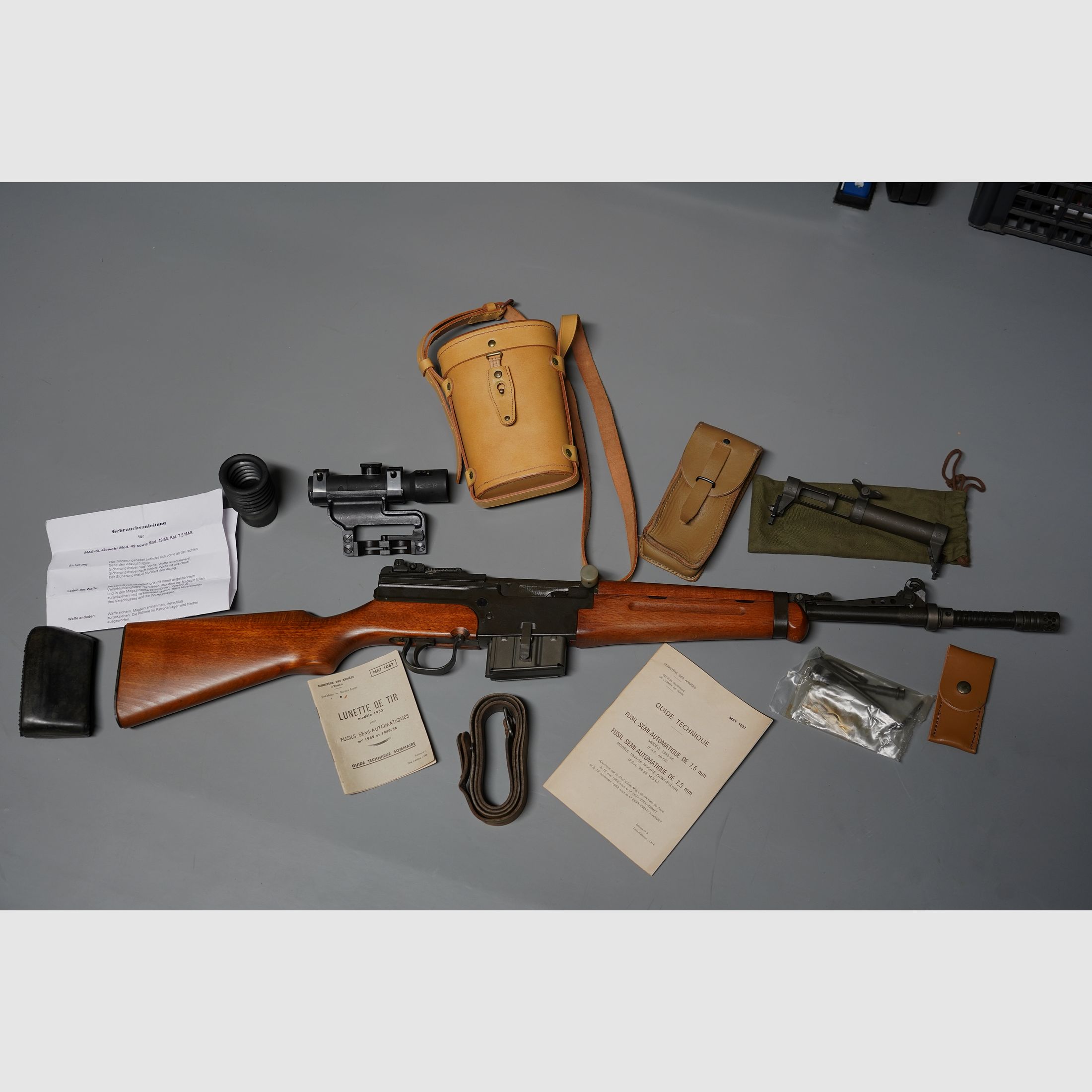 MAS 49/56 Selbstladebüchse, im neuwertigen Top Zustand, mit viel Zubehör