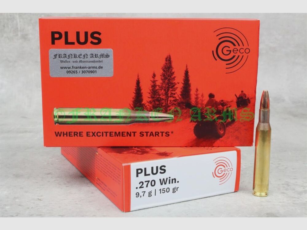 Geco Plus .270 Win. 150gr. 9,7g 20 Stück Staffelpreis