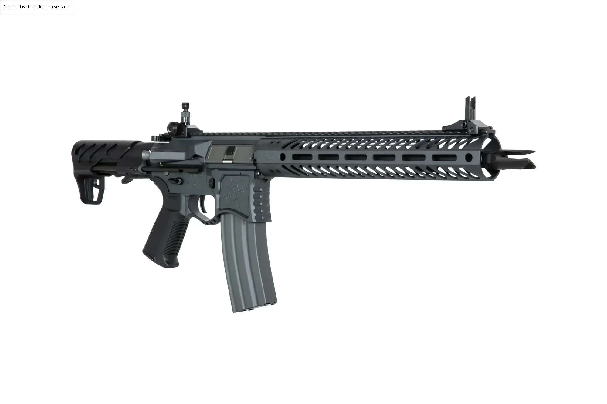 G&G SBR8 Seekins Precision 12" Airsoft-Karabiner – Grau, Bild 8 von 20