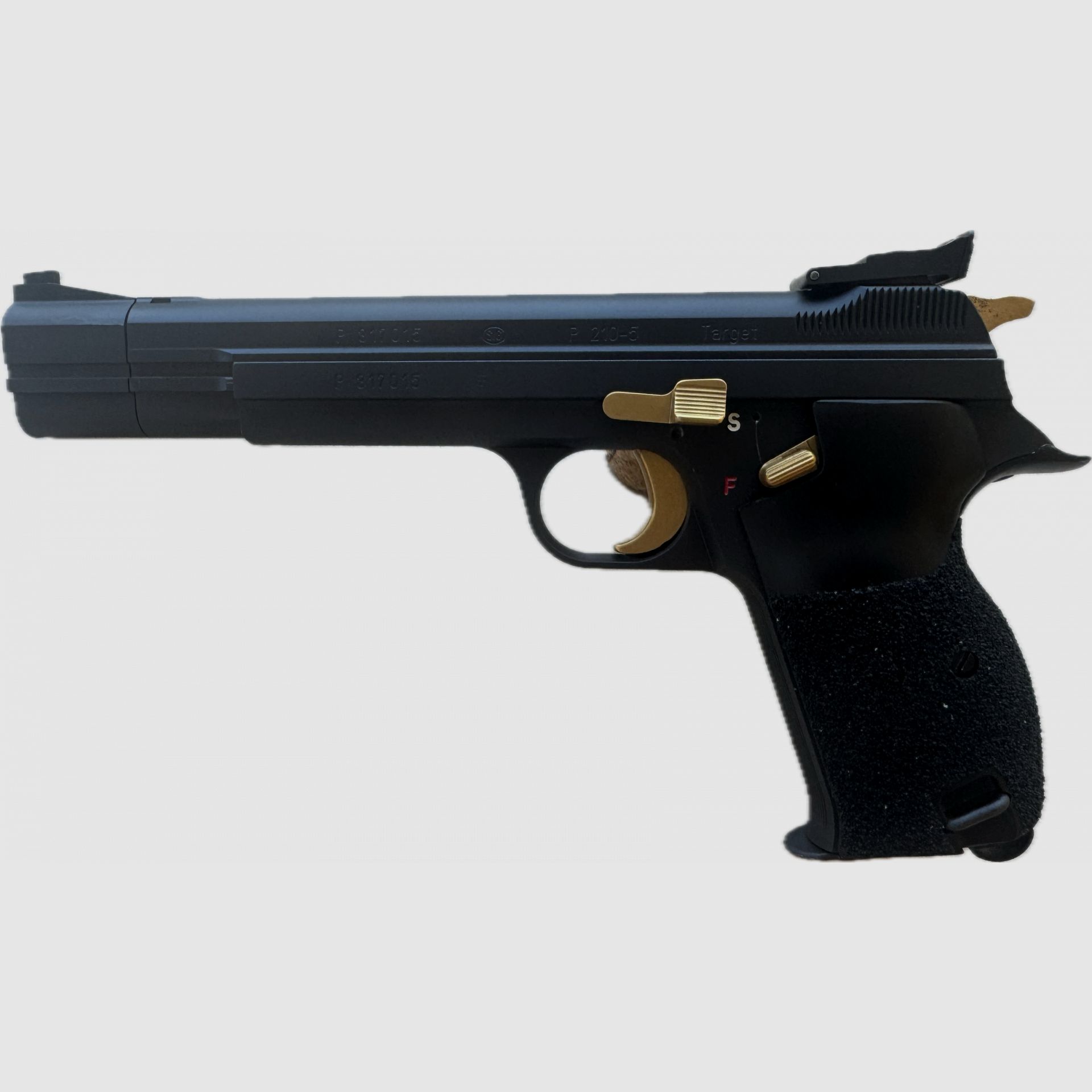 Präzisionspistole SIG P210-5 6″ Berty-Tuning, Kaliber 9 mm Luger