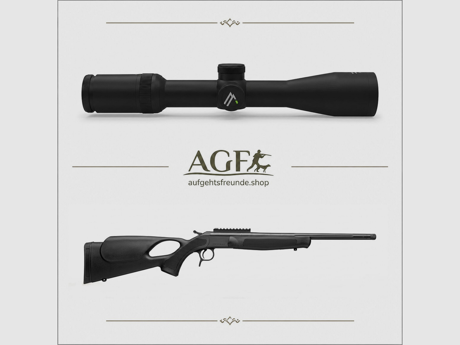 CVA / Alpen Optics SCOUT TD THUMBHOLE .308 Win. + APEX XP 1,5-9x45 Komplettpaket