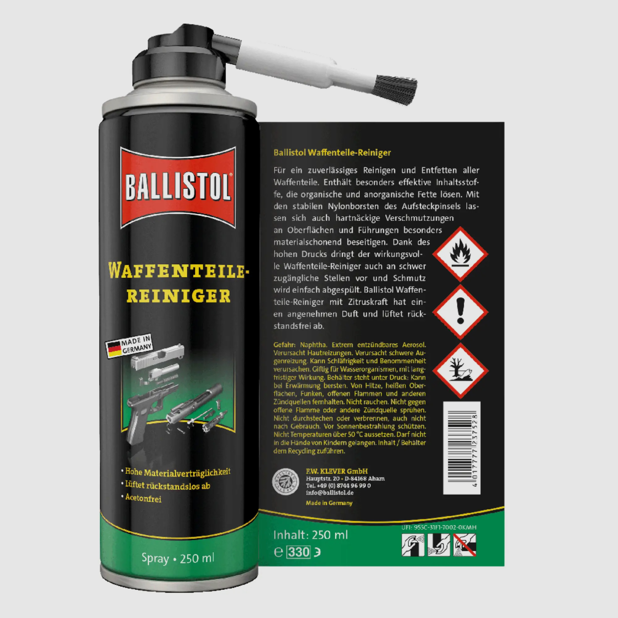 Ballistol detergente per armi (250 ml)