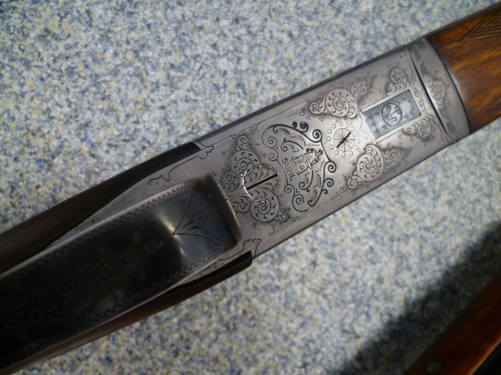 Bockbüchsflinte mit 2 BDF-Austauschläufen Merkel/Bühag/Adamy 8x57IRS & 12/70 sowie 12/70