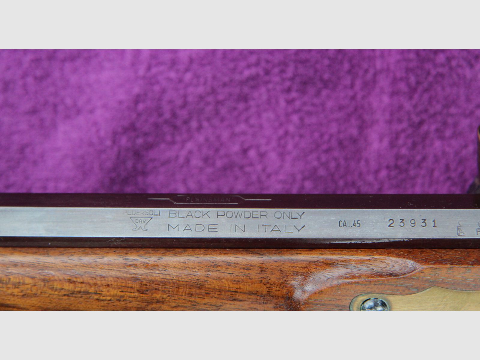 Plainsman Rifle Cal. 45 Pedersoli muzzleloader