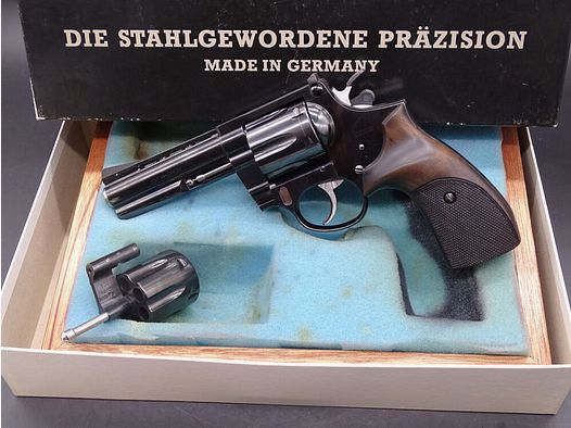 Korth Ratzeburg model specjalny nr 5 z 6 sztuk broń kolekcjonerska kaliber .357Mag Mandalls Shooting Supplies Scottsdale + WT 9mm Luger