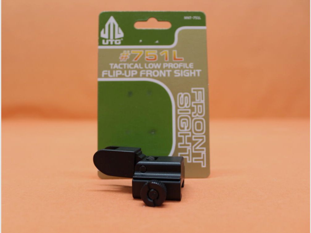 UTG - Leapers UTG Flip-Up Front Sight Low Profile (MNT-751L) Montaje de guardamanos / Klappkorn para perfil Picatinny