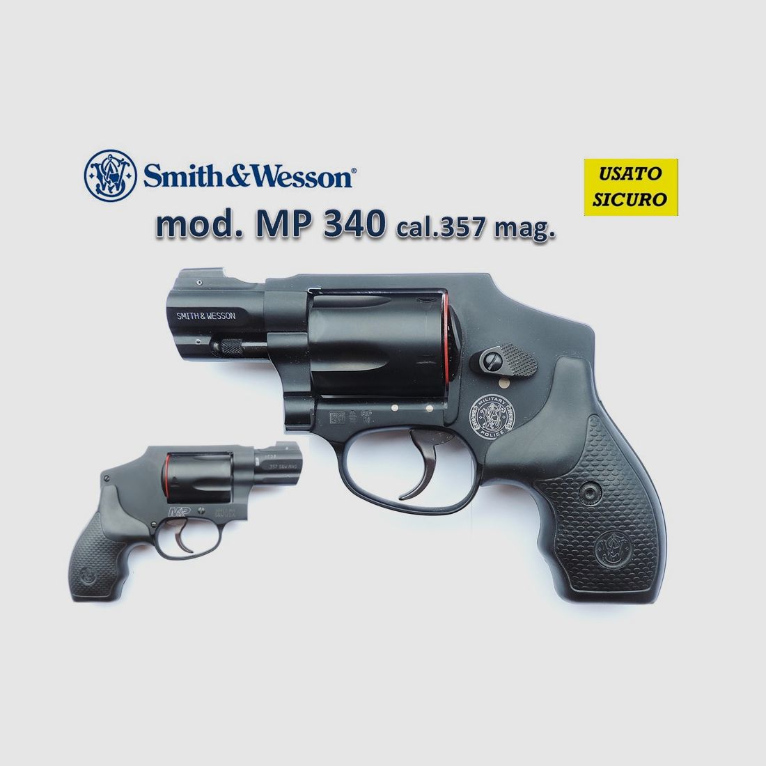 SMITH & WESSON MP 340 gebruikt cal. .357 mag. R.17028