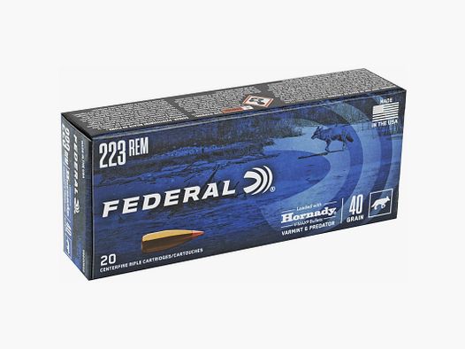 Federal .223 Rem Hornady V-MAX