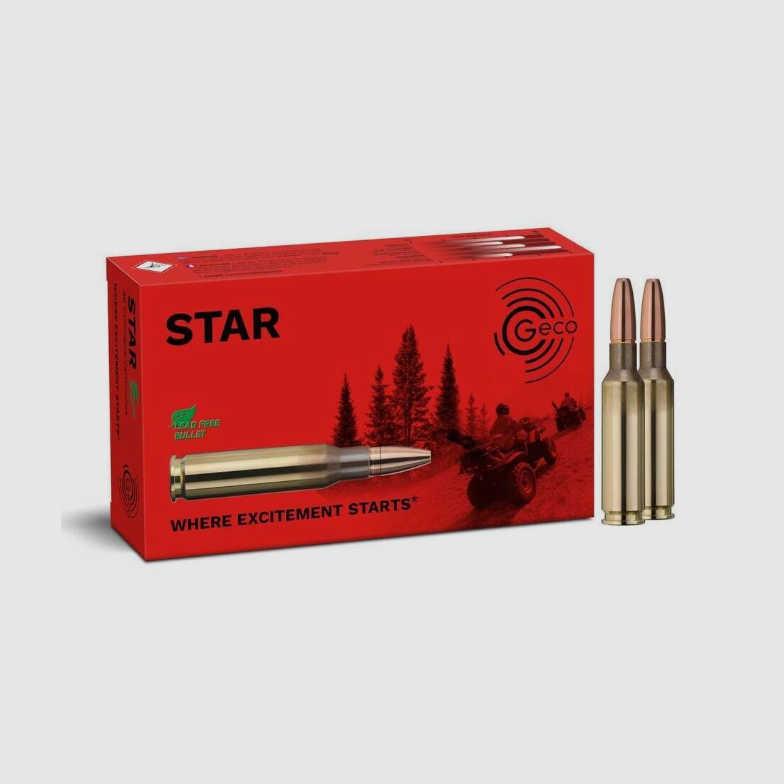Geco Star 7,8g/120grs à20 6,5 Creedmoor