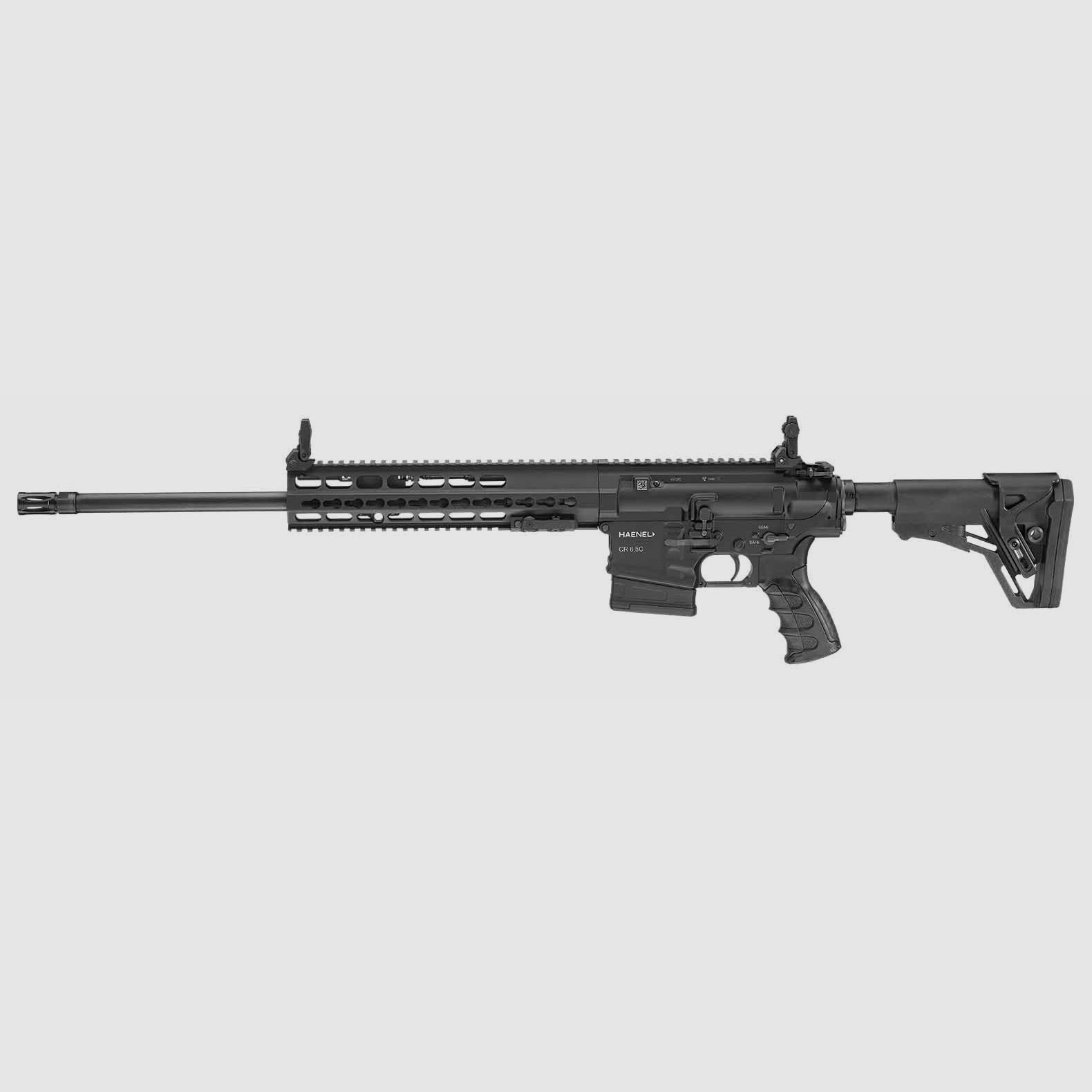 Haenel CR 6,5 schwarz / Langer Handschutz