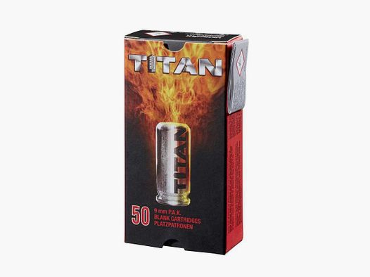 CARTOUCHE 9MM PAK A BLANC TITAN