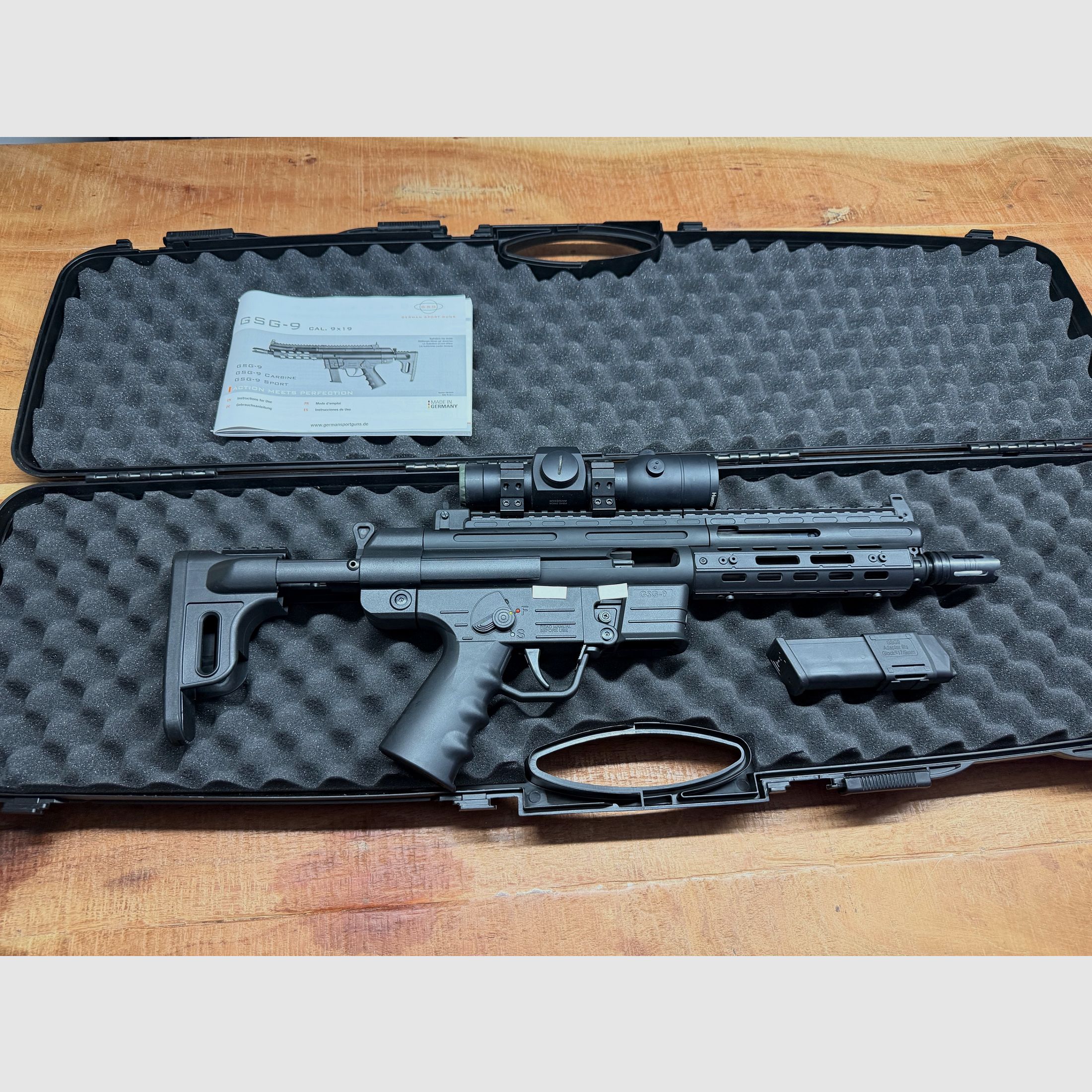 German Sport Guns Selbstladebüchse GSG-9 mit Hunter Rotpunkt, Bild 2 von 8