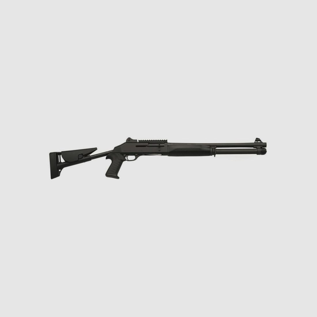 Benelli M4 Super 90 Flinte mit teleskopischem Schaft