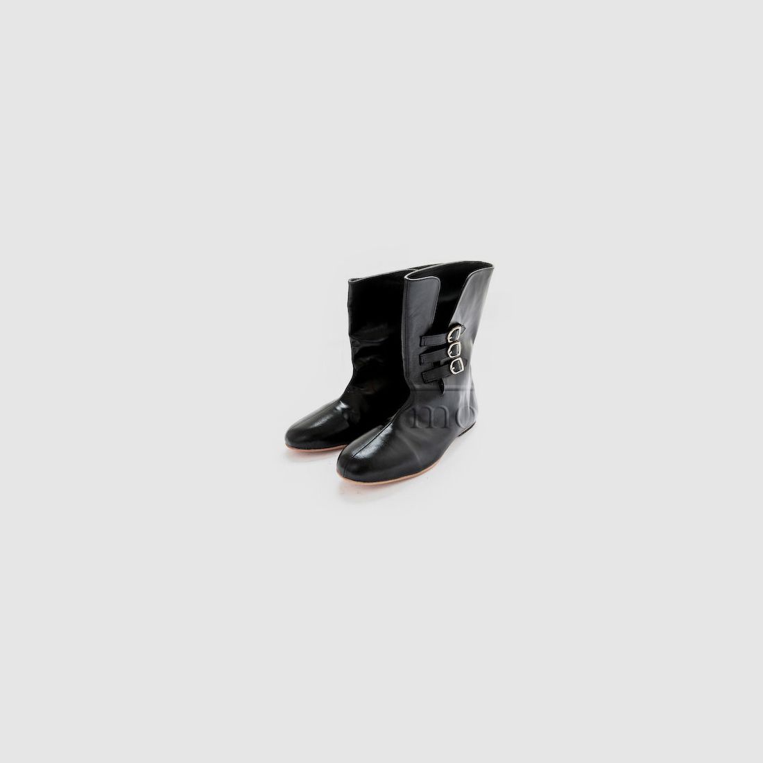 Mittelalterliche Lederstiefel