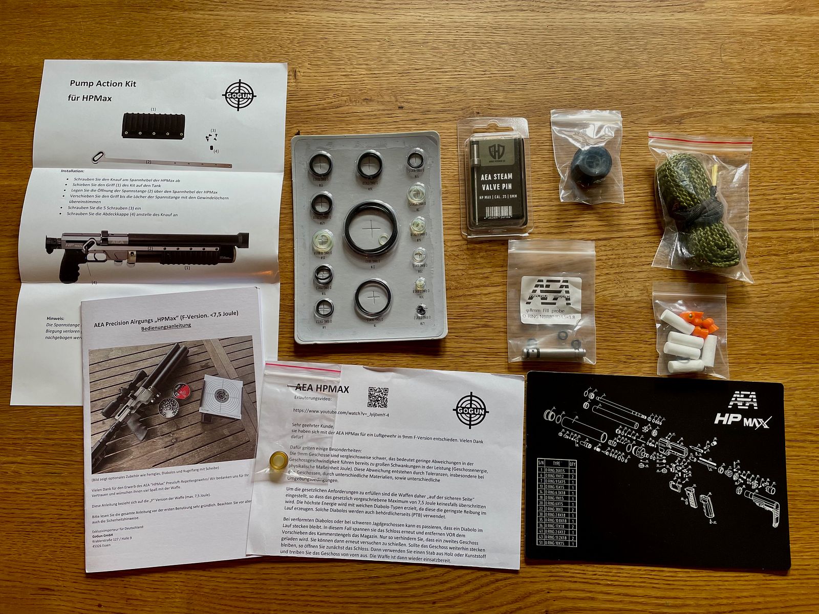 Aea Hp Max MK1 Kit d'action de pompe