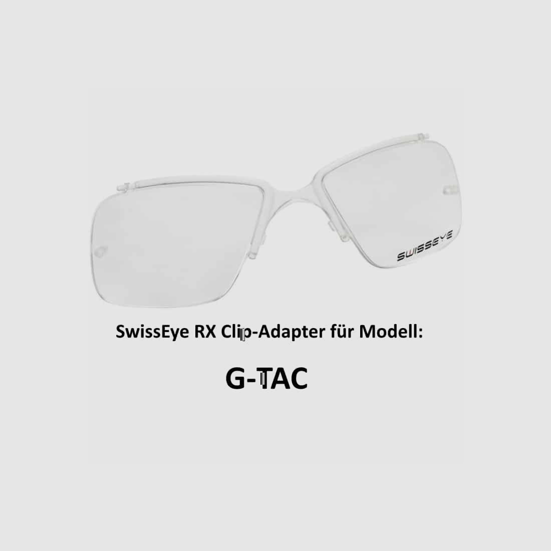 Adaptador de clip RX SwissEye para lentes de gafas (G-TAC)