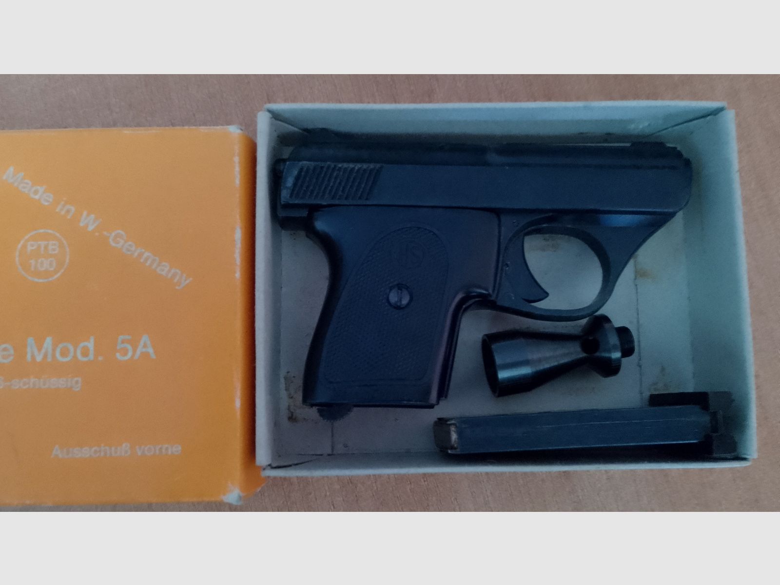 HS Mod.5A Kal. 8 mm Knall/ PTB 100 z 1977 roku!