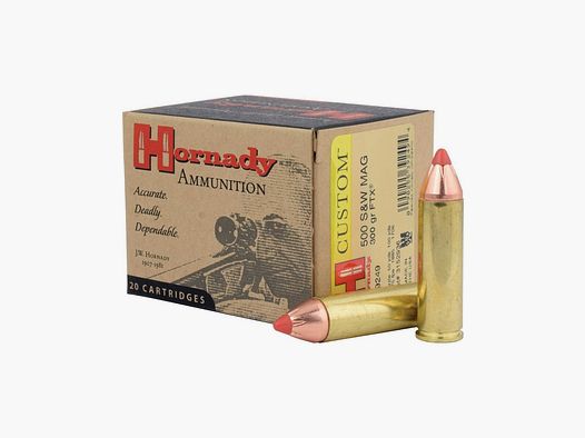 Caja de 20 cartuchos Hornady 500 S&W 300 GR FTX 9249