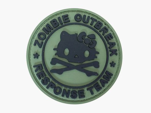 ASMC ASMC 3D Patch Zombie Outbreak Response Team Kitty