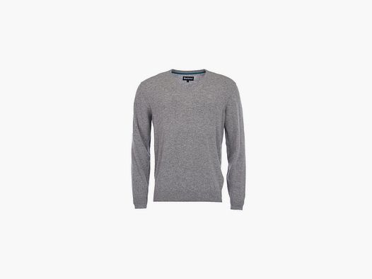 BARBOUR Essential Lambswool Cuello en V Verde Alga