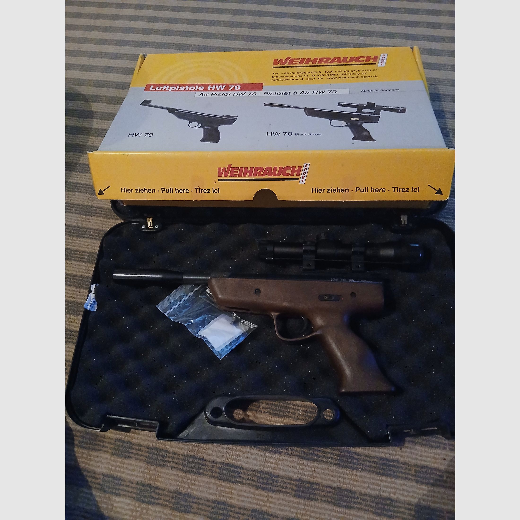 Weihrauch Luftpistole HW 70, Bild 1 von 6
