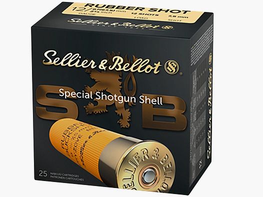 12/67,5 Rubber-Schrot 7,5mm Sellier & Bellot
