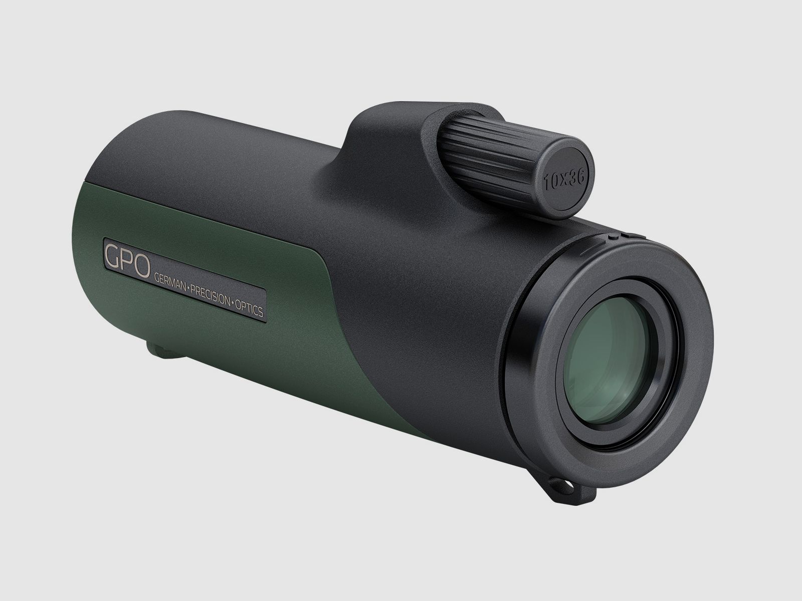 GPO Monokular PASSION 10x36 HD Schwarz/Grün