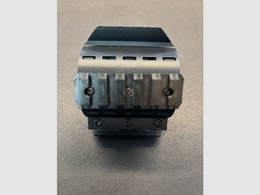 HP Max Mk1 / Mk2 | Bottle Clamp mit 3x Picatinny-Schienen - 6,5cm