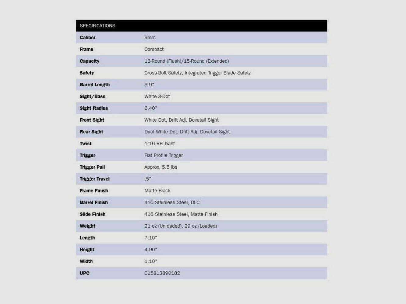 Mossberg MC2c Two-Tone 3,9" (9 Zoll) C.B Safety 9mmLuger
