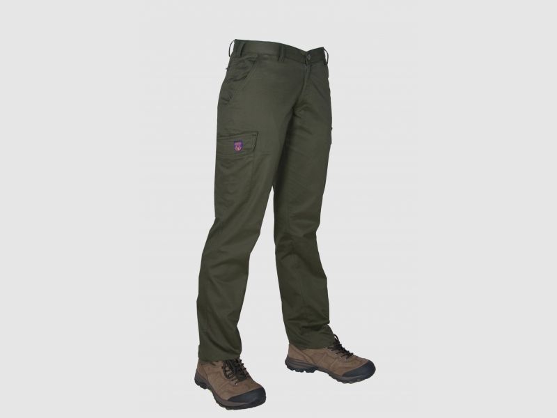 Hubertus Damenhose aus technischem Baumwollstoff