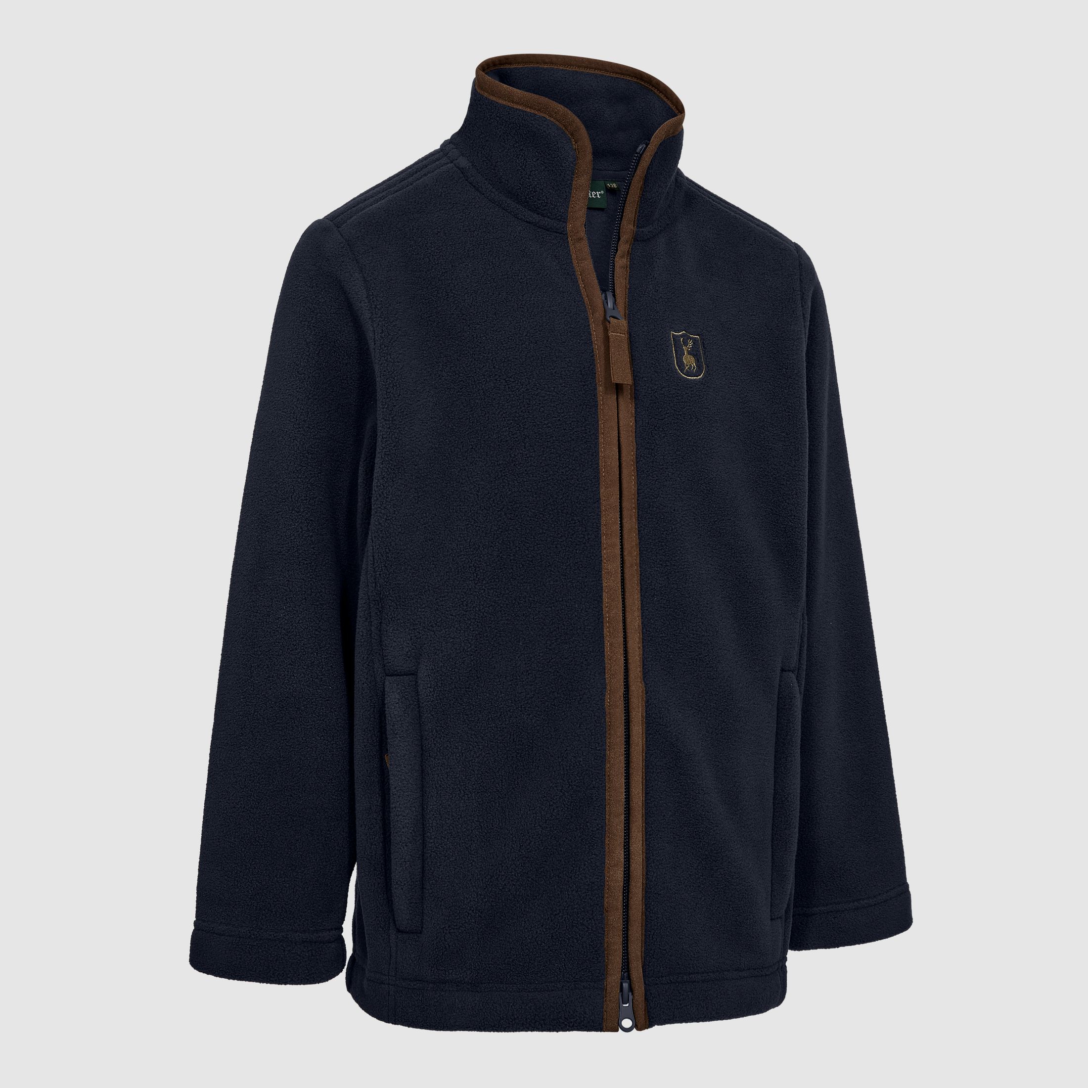 Youth Cumbria Fleece Jacke - Dark Blue – Kleidergröße Kinder: 128