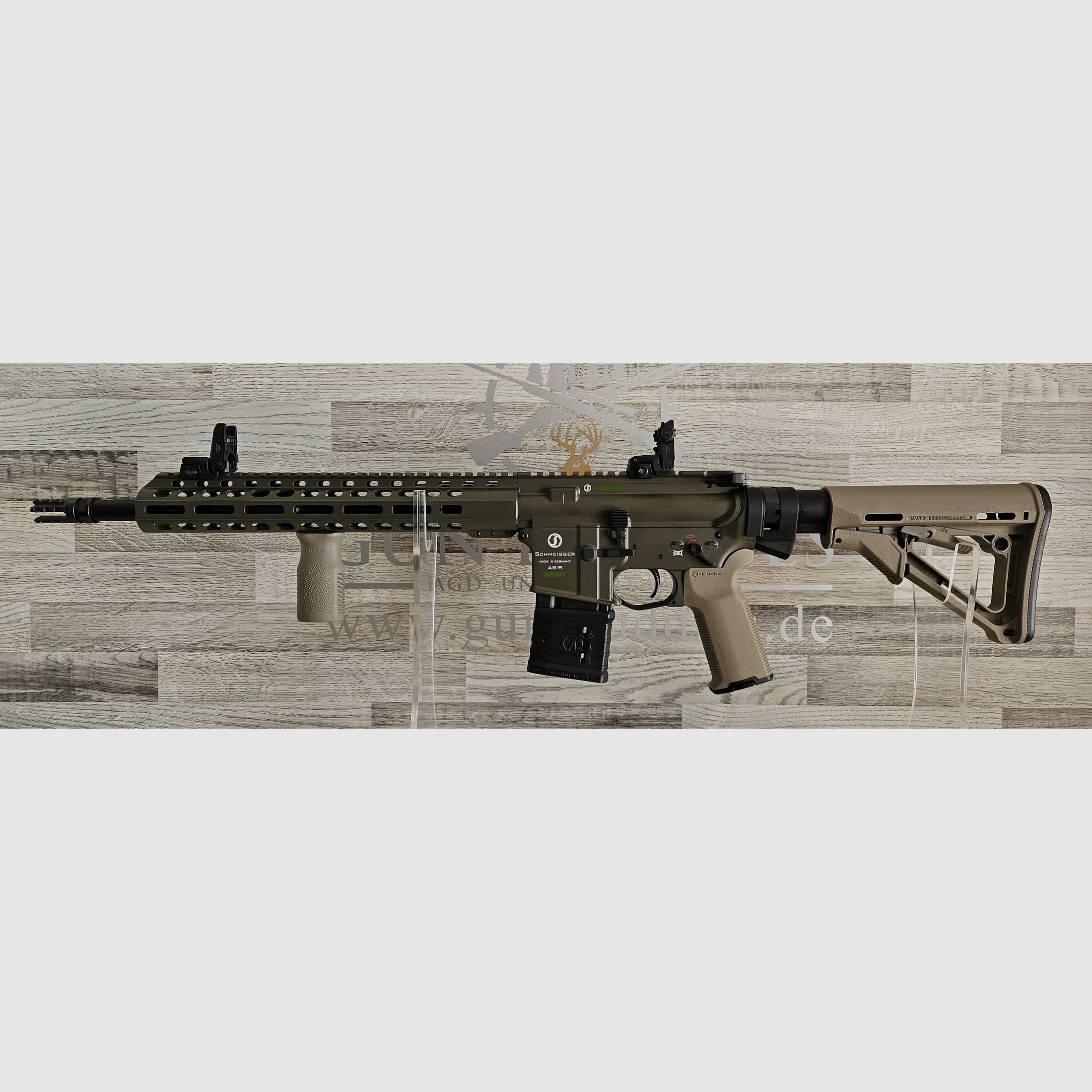 Schmeisser AR15 M4FL 14,5" OD Green MAGPUL Kal. .223Rem - versandkostenfrei - Neuware vom Fachhandel