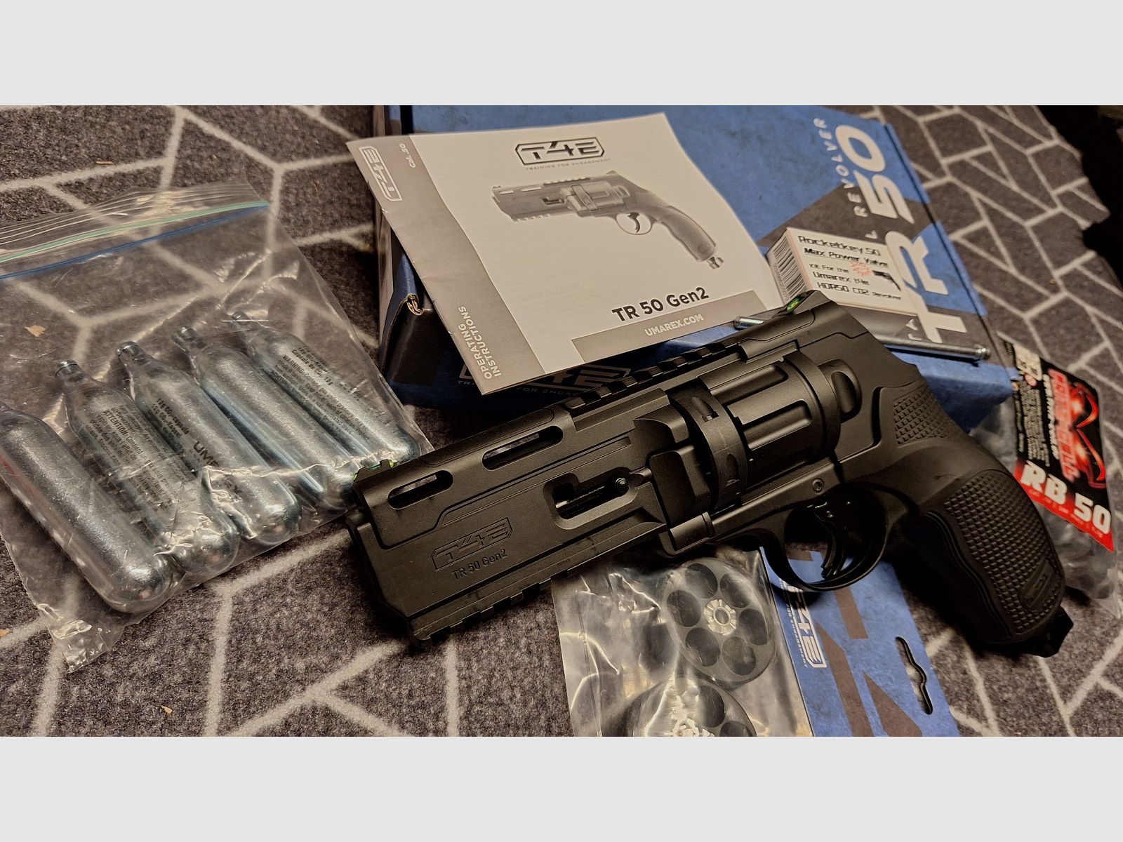 HDR50 Gen2 Revolver Co2 cal .50 - Premiumkit - Neu!