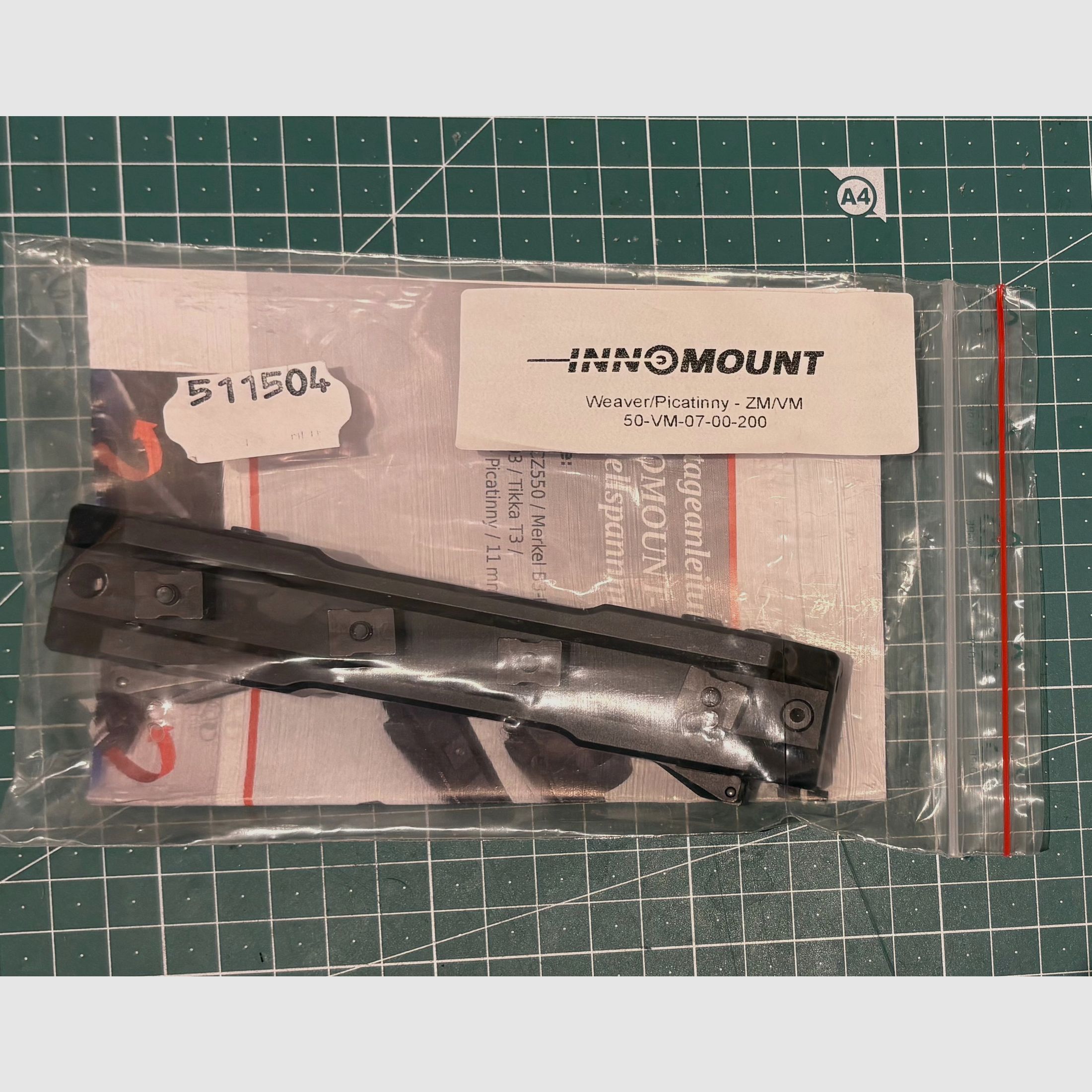 Innomount Schnellspannmontage für Zeiss Innenschiene