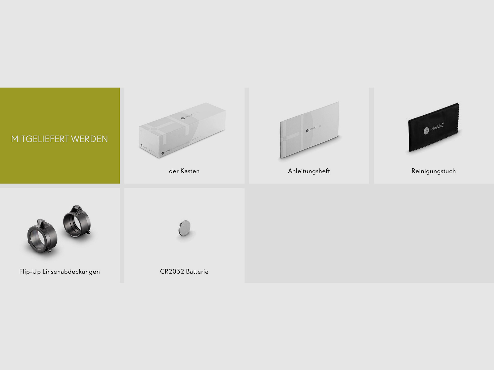 HAWKE Armbrust Zielfernrohr 12211 XB1 3x32 SR mit Leuchtkreuz