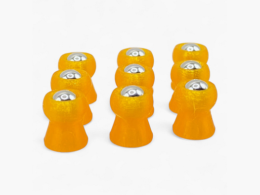 50x Low-Power Diabolos, 9mm, CAL .357, Wiederverwendbar, AEA HP Max