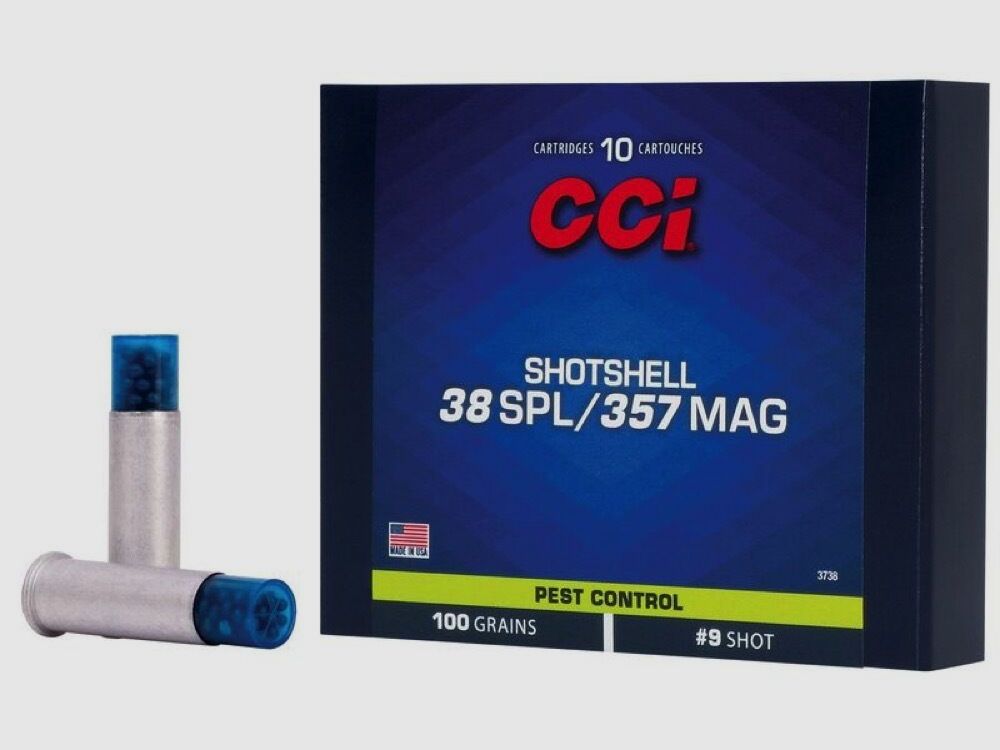 CCI Shotshell 100grs Nr9 10St .357Magnum, afbeelding 3 van 5