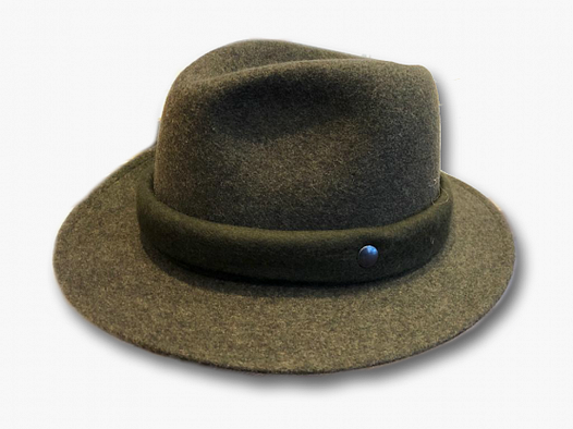 Lodenhut Rollhut oliv-meliert | Garnitur 961