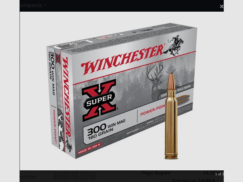 Winchester 300 WIN. Power Point 180gr