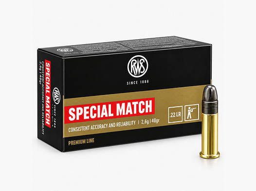 RWS SPECIAL MATCH CALIBRO 22 LR