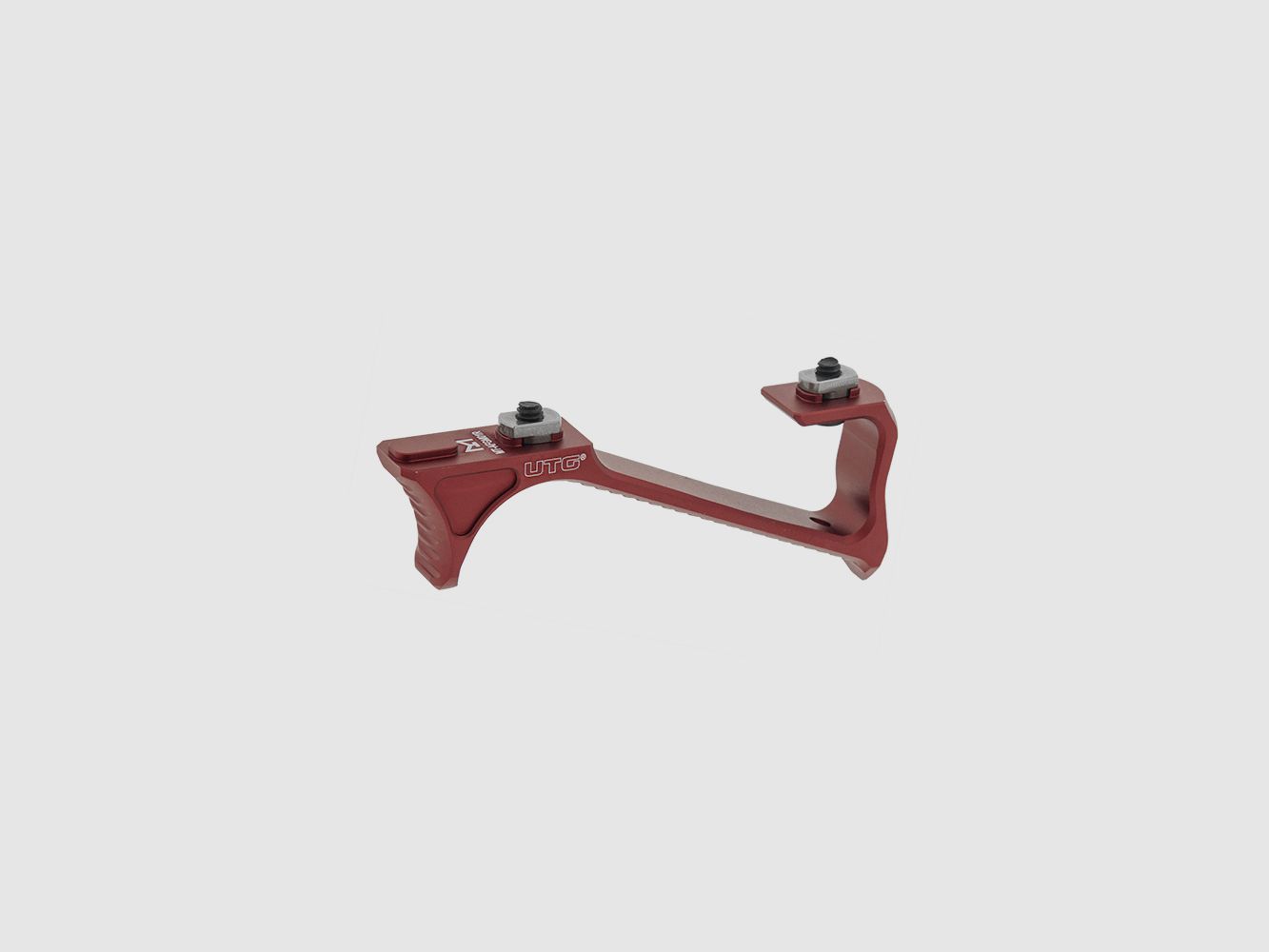 UTG® Ultra Slim abgewinkelter Vordergriff, M-LOK®, Mattrot
