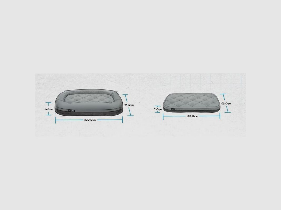 Yeti Hundebett Trailhead Grau