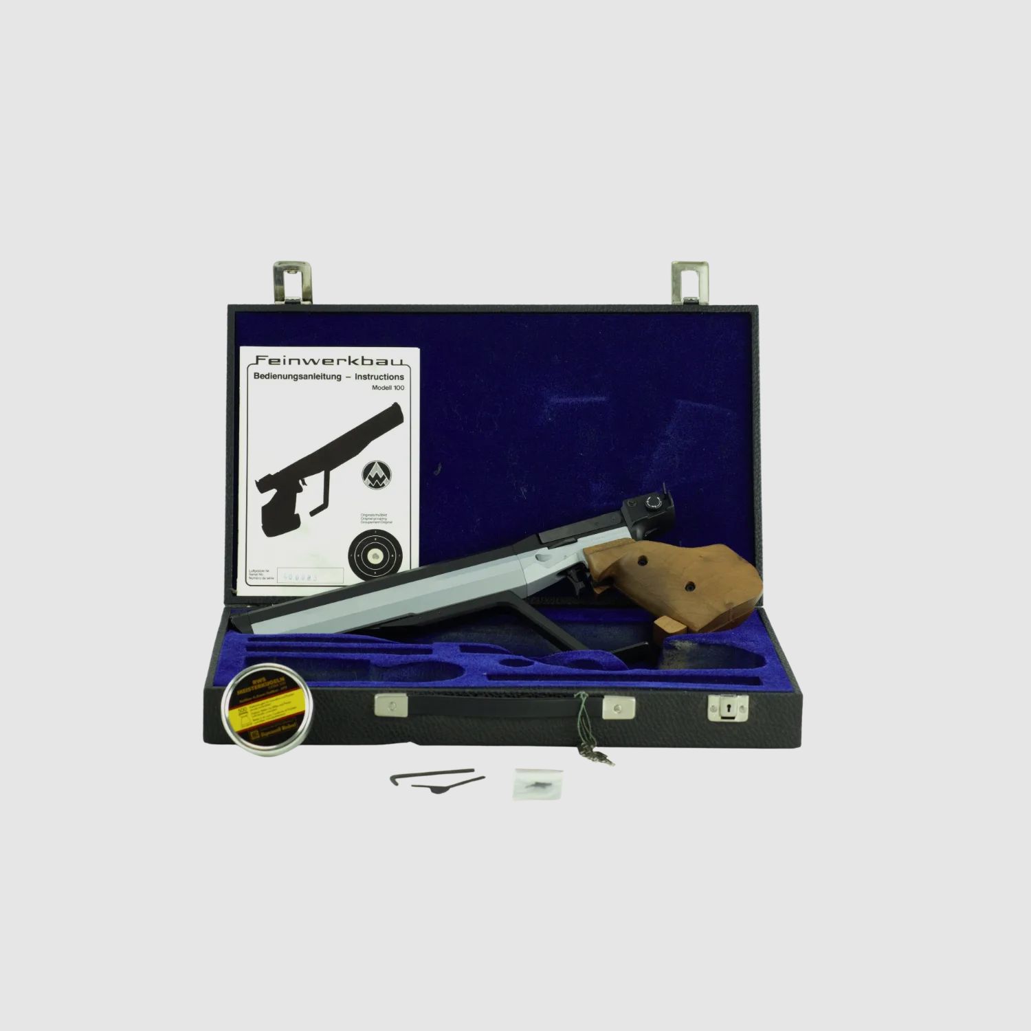 FWB Mod. 100 Pistolet à Air Pneumatique #Rareté de 1ère Main et Quasi Neuf