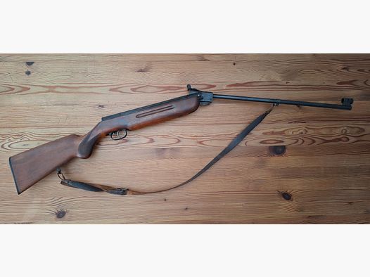 Burgo „Meisterschütze“ (Weihrauch HW 35) Cal. 4,5mm – rarità intorno al 1960, blocco del barrel, senza marchio F, libero da 18 anni!