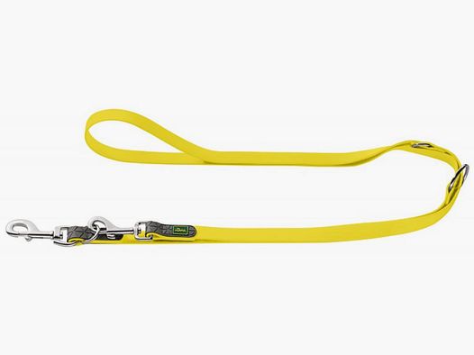Hunter Führleine Convenience / Länge 200cm / 3-fach verstellbar / Breite 20mm neongelb
