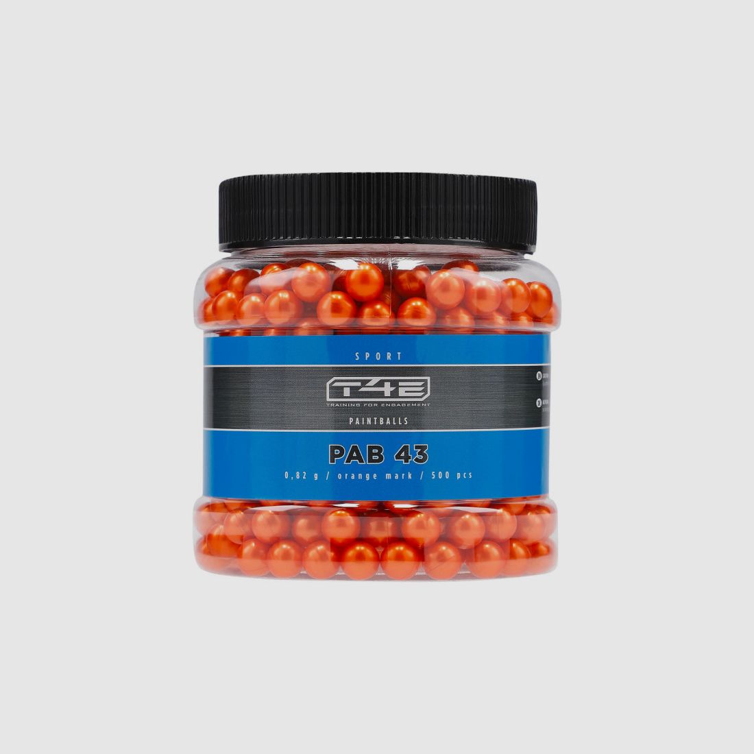 T4E MARKINGBALLS MB .43 / 0,82G - ORANGE - 500 STÜCK