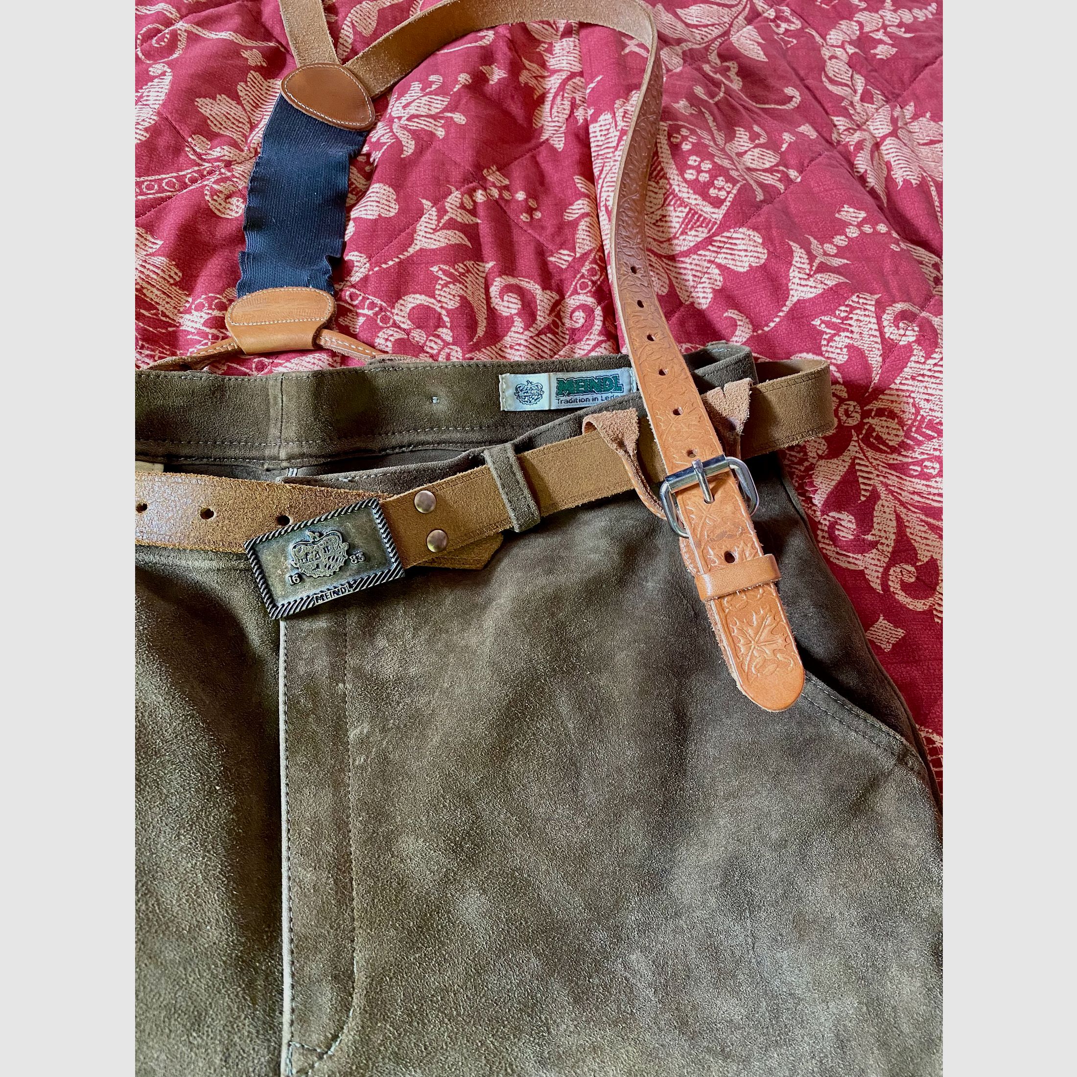 Original MEINDL Lederhose NEU
