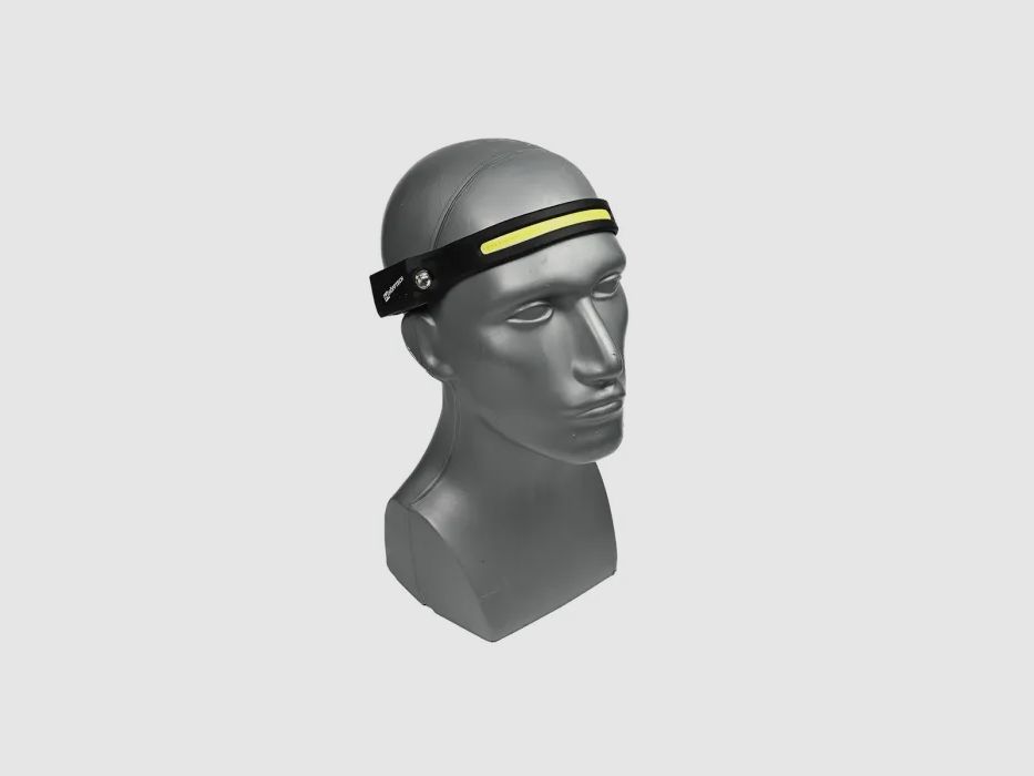 LED-Kopflampe "Wave Light" mit Bewegungssensor - mit USB wiederaufladbar