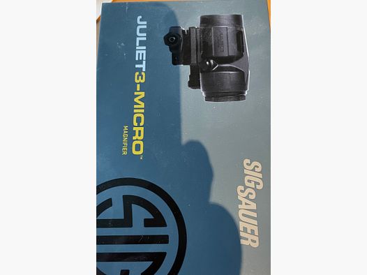 SigSauer  Juliet 3 Micro, 3facher Vergrösserer  passt zu Romeo 4H , 2te Anzeige 