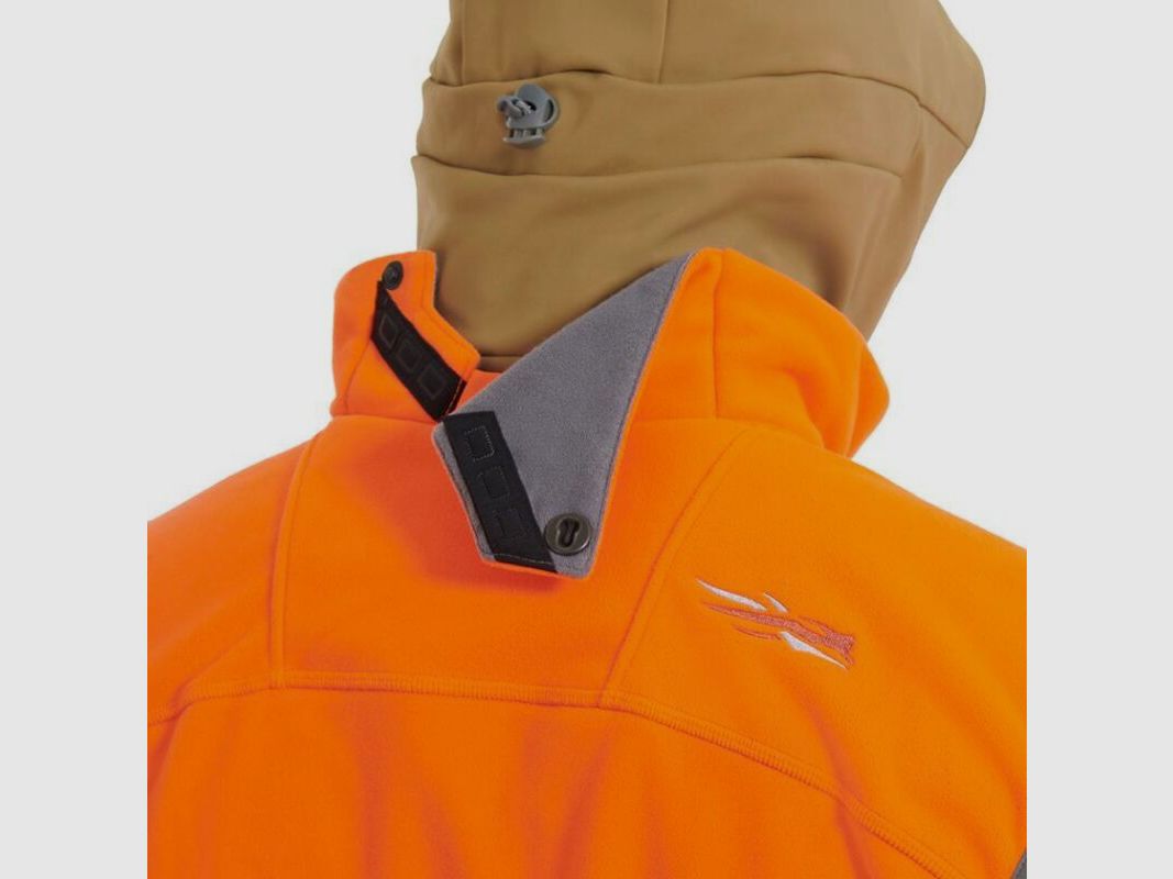 Sitka Herren Fleeceweste Stratus Blaze Orange
